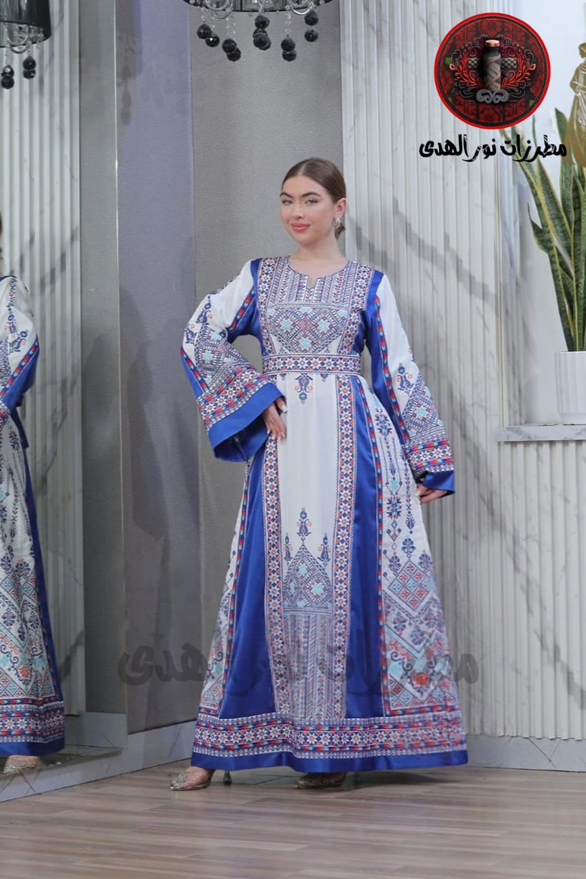 Sundus Embroidered Thobe | Traditional Heritage Dress