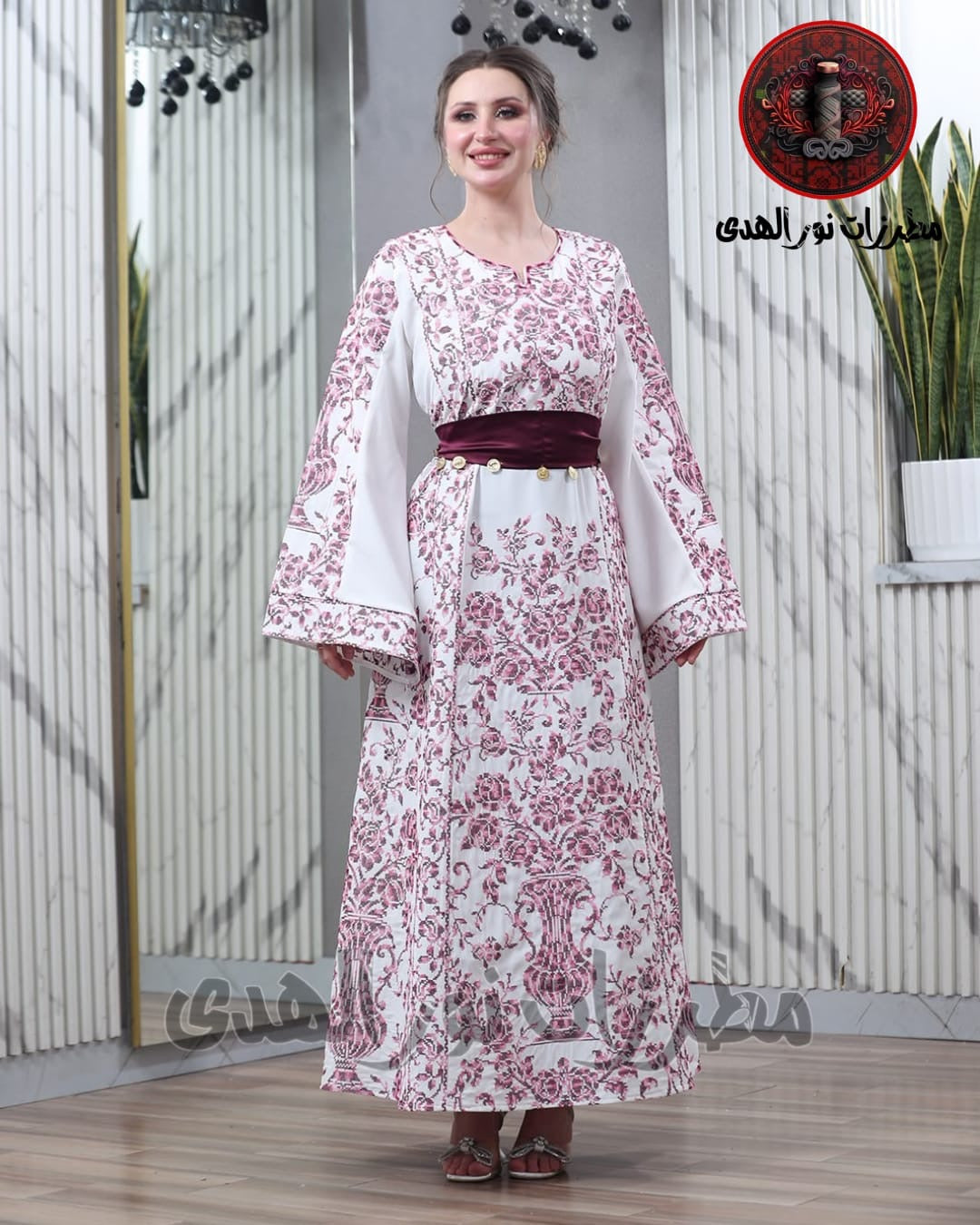 Elegant Traditional Embroidered Dress – Timeless Heritage Collection