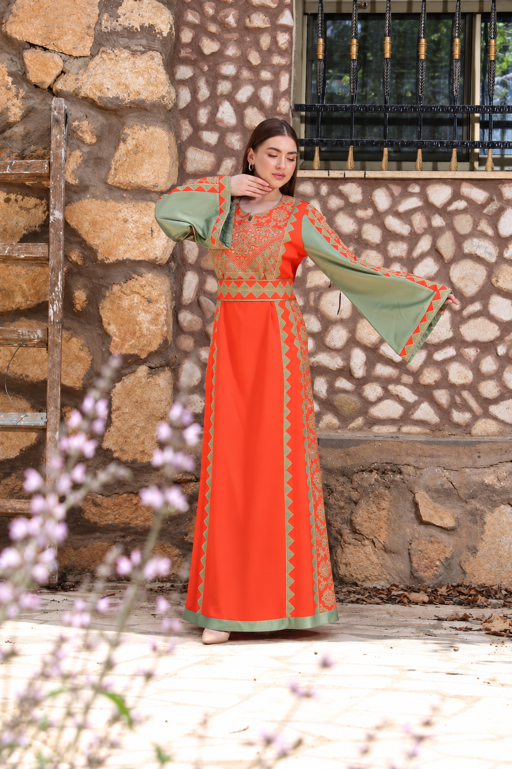 Al Tashareef – Luxury Traditional Embroidered Dress | Elegant Heritage Wear