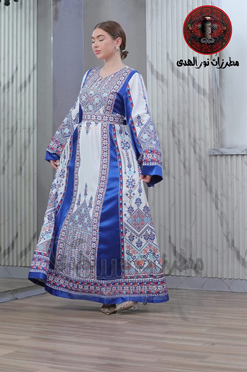 Sundus Embroidered Thobe | Traditional Heritage Dress