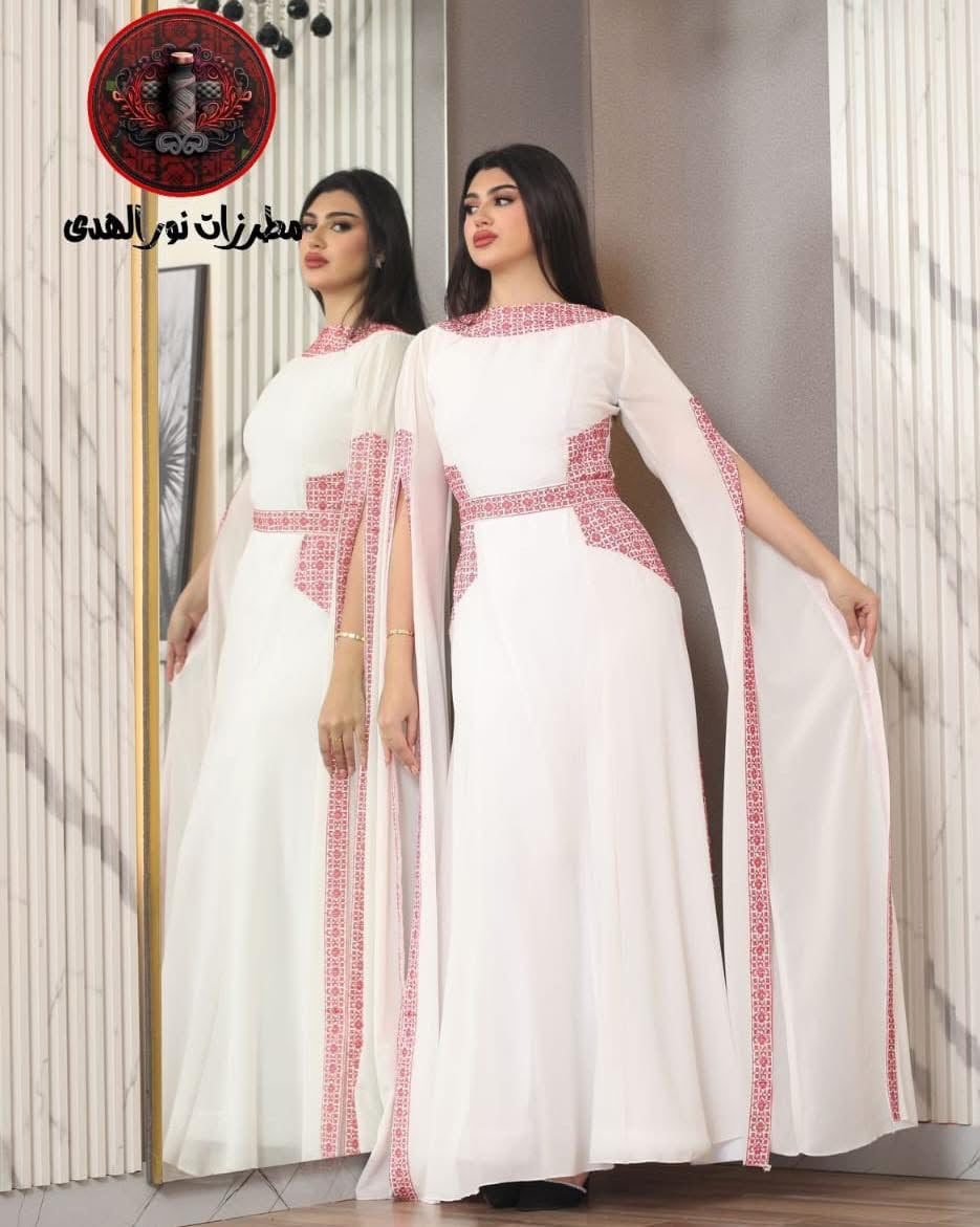 Women Luxury Thobe Tatreez Embroidery Heritage {alasala Thobe}