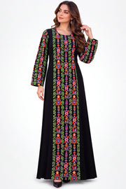 Traditional Heritage Dress - Green on white studio background
