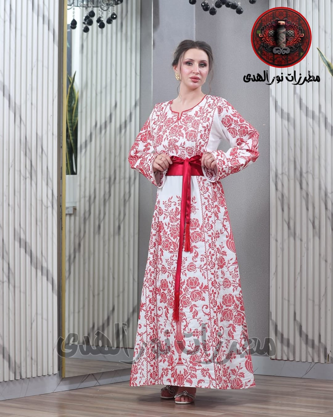 Elegant Traditional Embroidered Dress – Timeless Heritage Collection