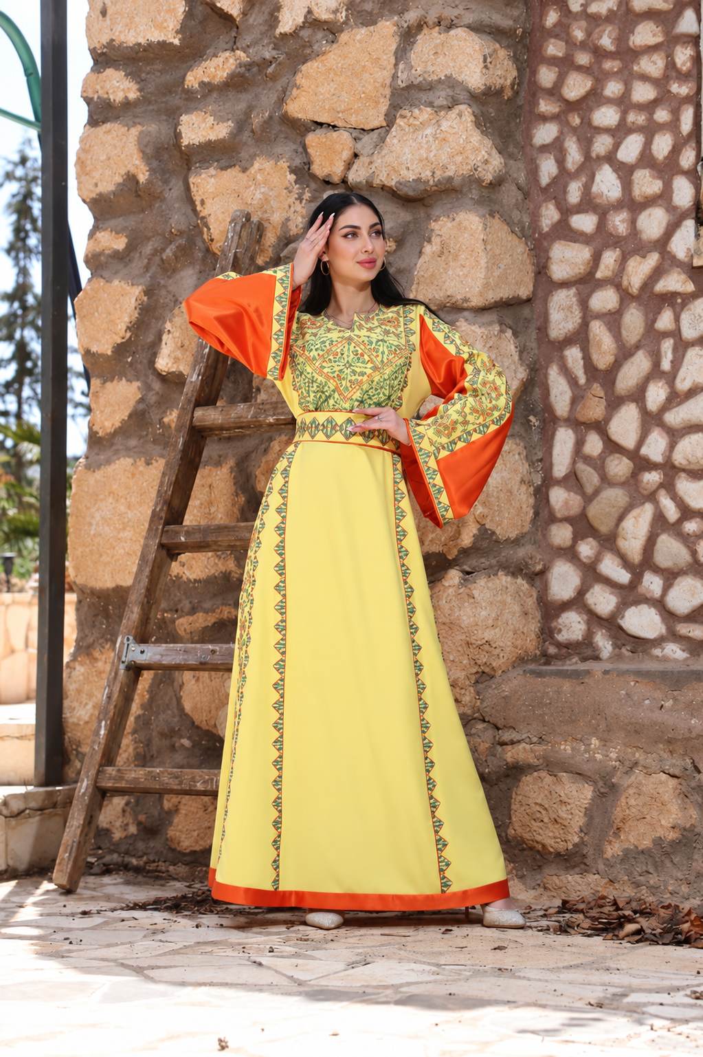 Al Tashareef – Luxury Traditional Embroidered Dress | Elegant Heritage Wear