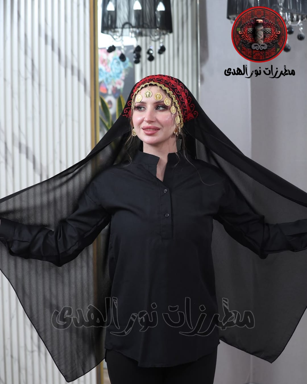 Women's Heritage Chiffon Shawl | Tarha Satati