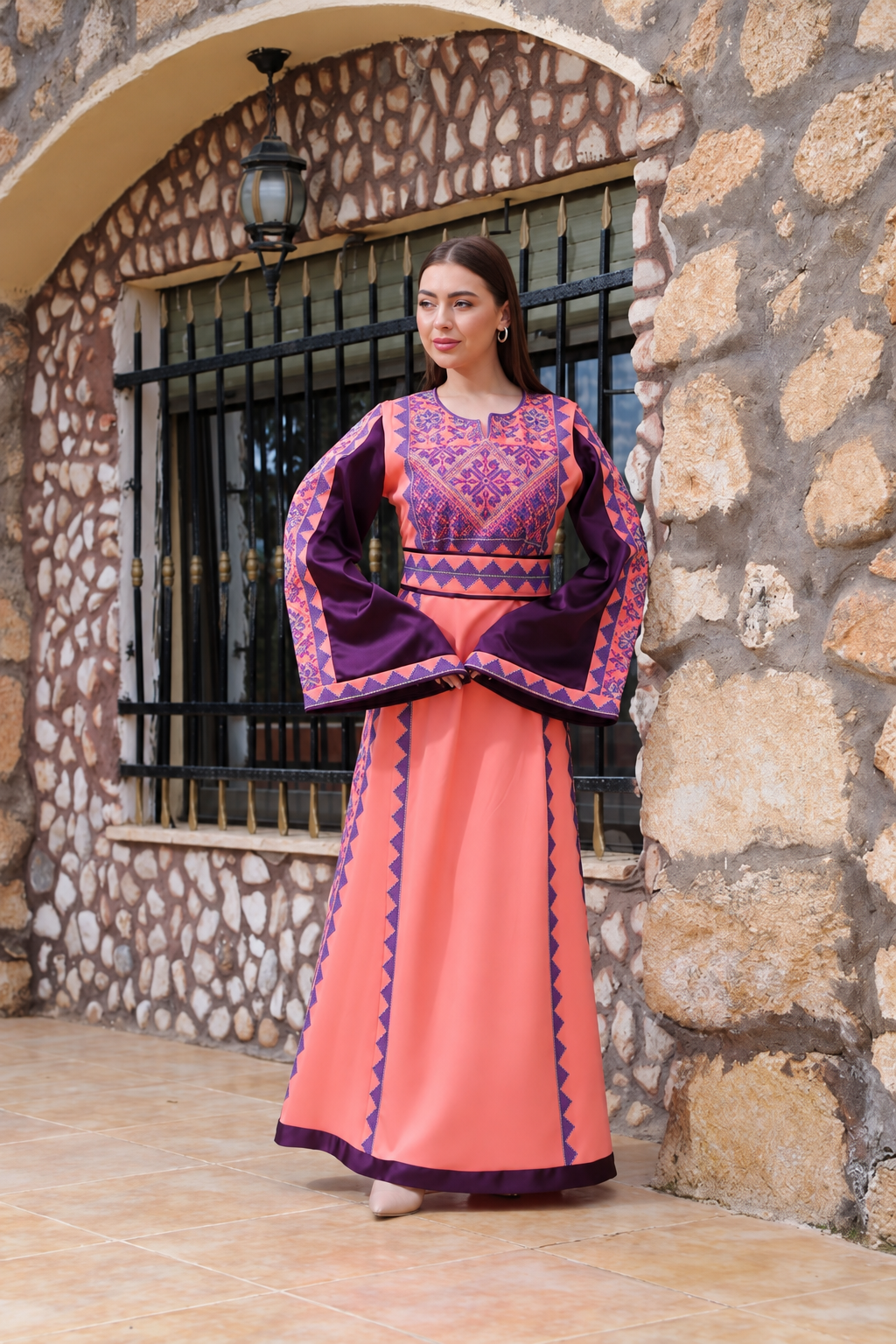 Al Tashareef – Luxury Traditional Embroidered Dress | Elegant Heritage Wear