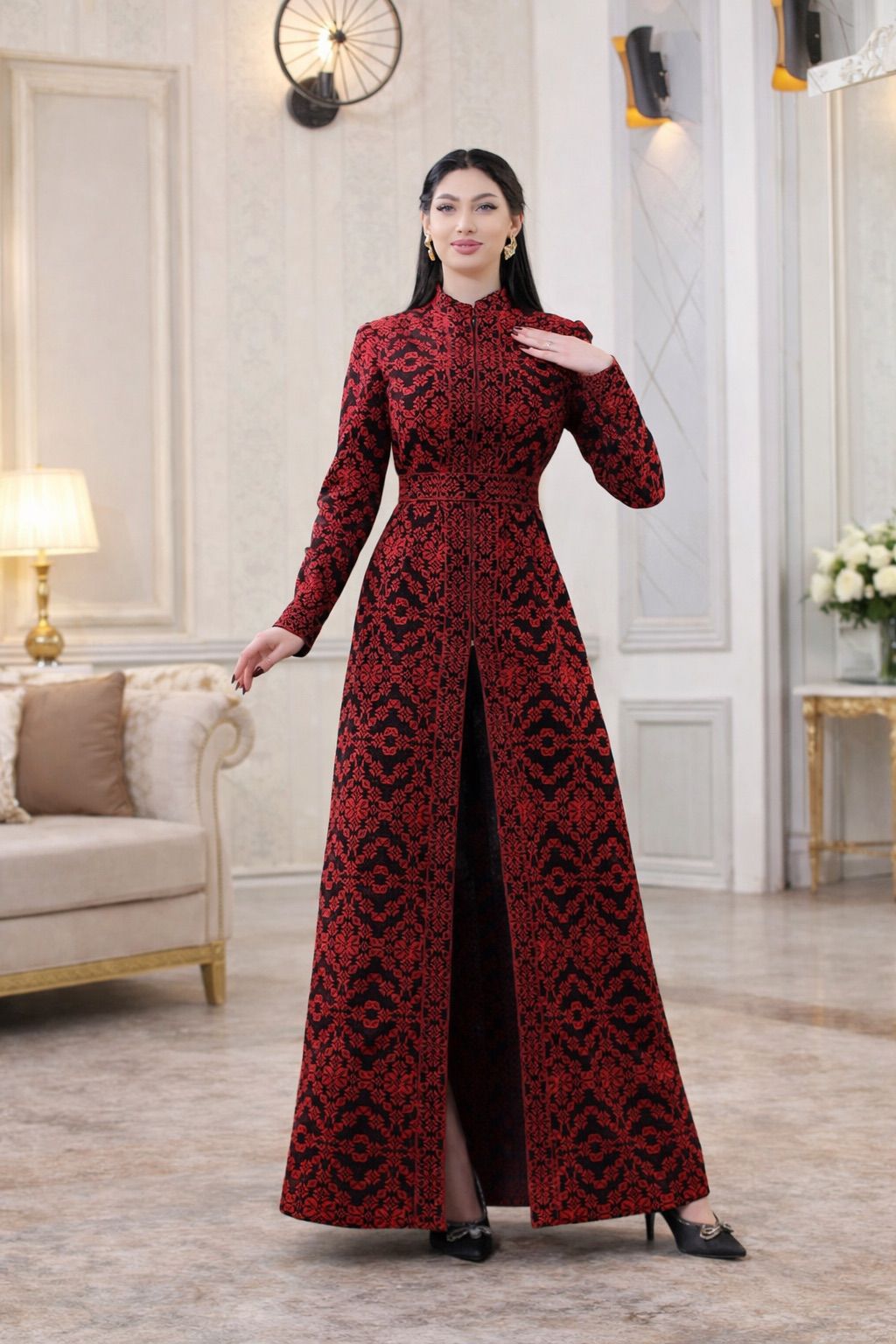 Al-Talas Embroidered Kaftan