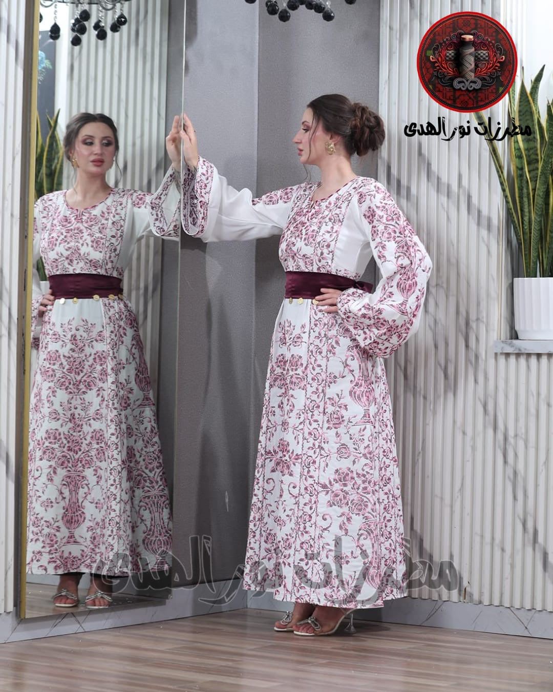 Elegant Traditional Embroidered Dress – Timeless Heritage Collection