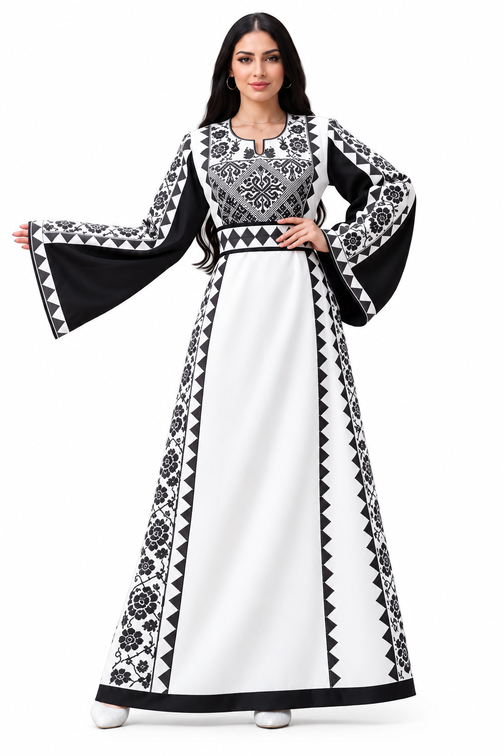 Al Tashareef – Luxury Traditional Embroidered Dress | Elegant Heritage Wear