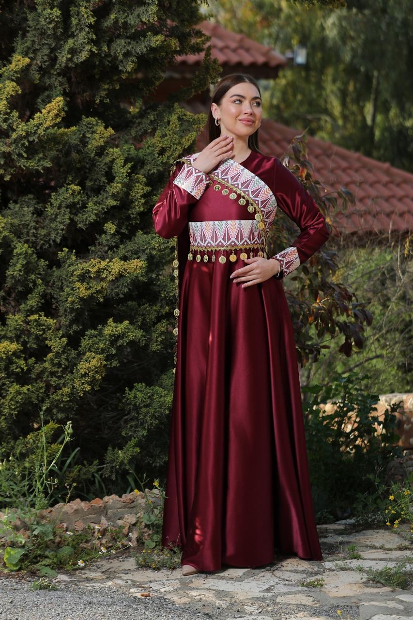 Women's Embroidered Shoulder Heritage Dress | Al Shoulder Al Motaraz