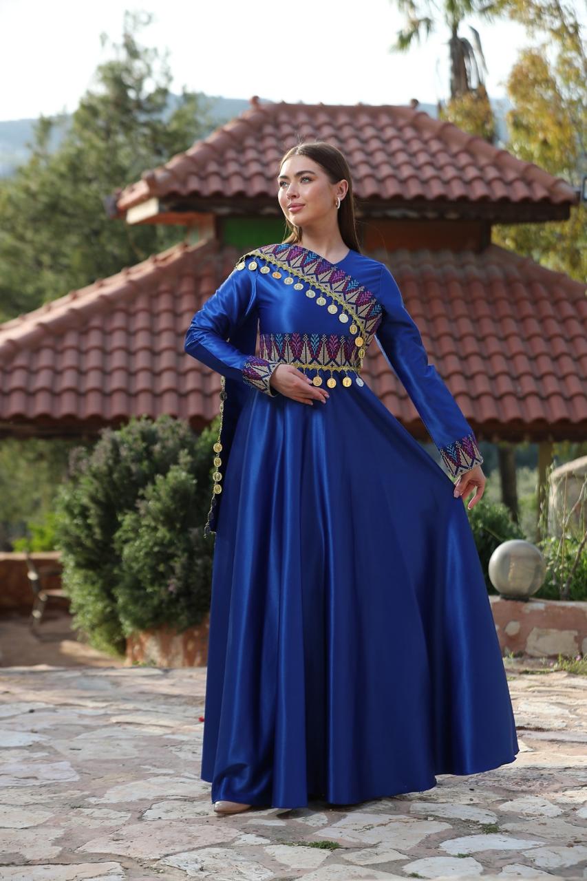 Women's Embroidered Shoulder Heritage Dress | Al Shoulder Al Motaraz
