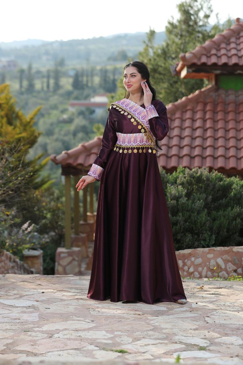 Women's Embroidered Shoulder Heritage Dress | Al Shoulder Al Motaraz
