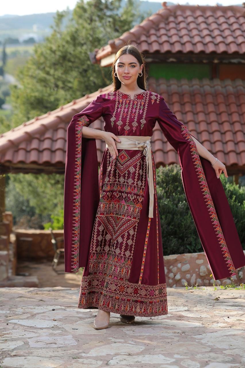 Women's Embroidered Heritage Kaftan | Qaftan Al Motaraz