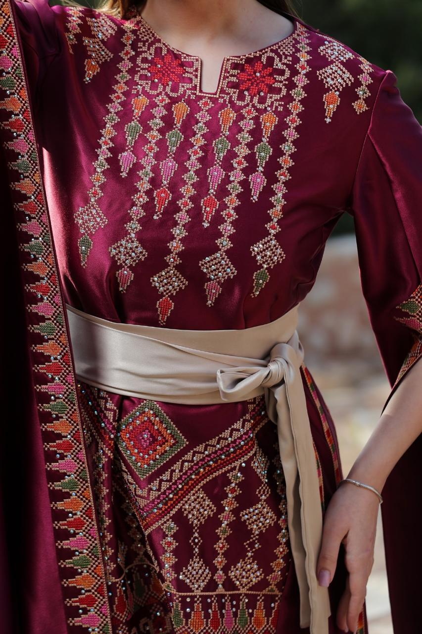 Women's Embroidered Heritage Kaftan | Qaftan Al Motaraz