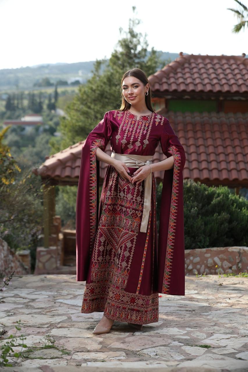 Women's Embroidered Heritage Kaftan | Qaftan Al Motaraz
