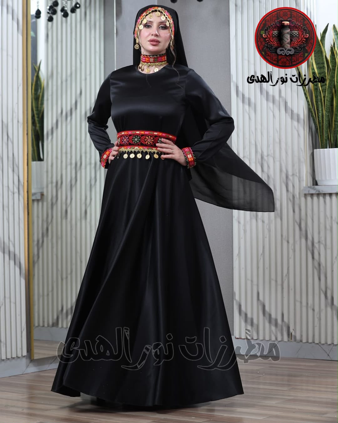 Women's Satin Heritage Dress | Thoub Manajel Satati