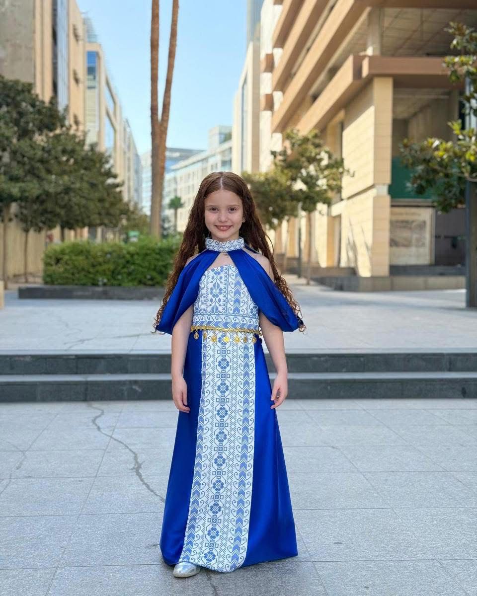 ثوب أميرة الحنا البناتي ستان