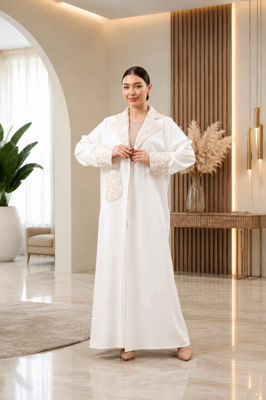 Women's One-Piece Barbie Fabric Heritage Bisht | Bisht Satati