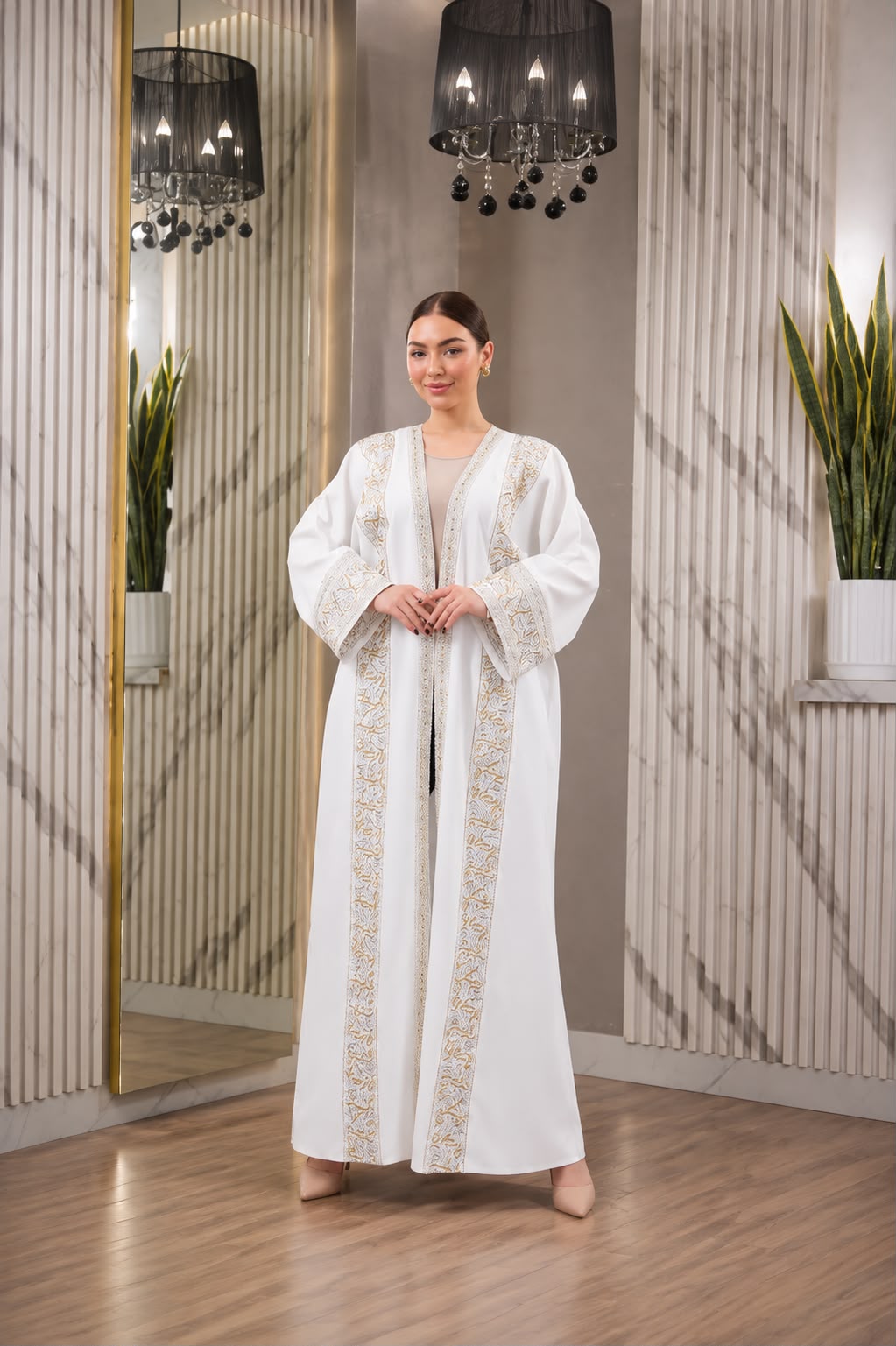 Women's One-Piece Barbie Fabric Heritage Bisht | Bisht Satati