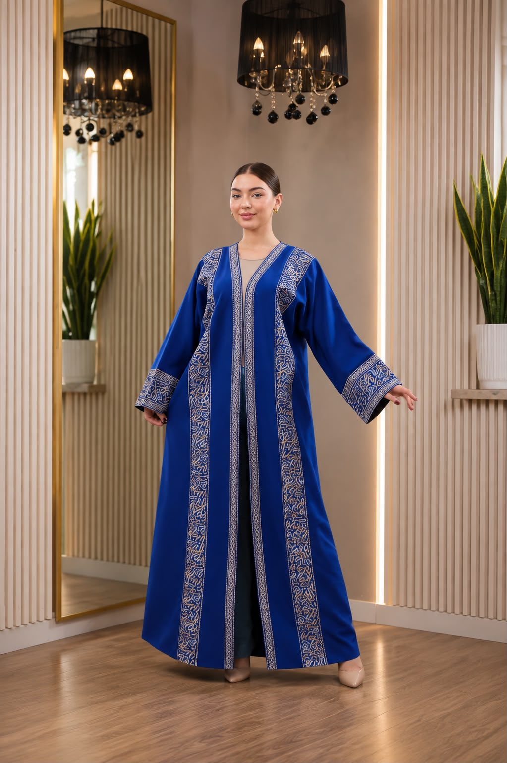 Women's One-Piece Barbie Fabric Heritage Bisht | Bisht Satati