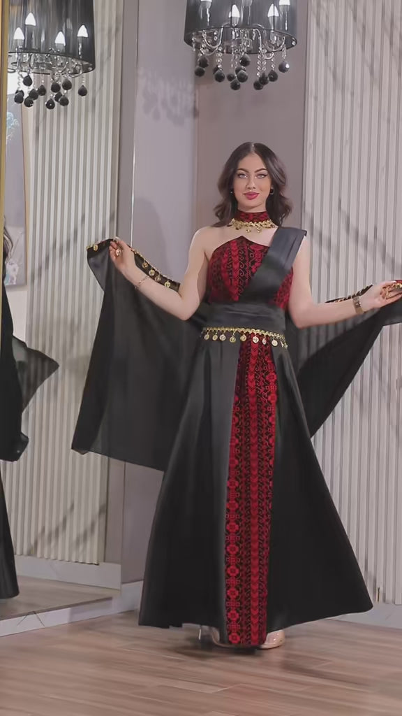 تحميل الفيديو: لؤلؤة الحنا فستان ستان مطرز بتفاصيل مستوحاة من التراث الشرقي